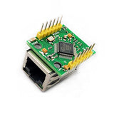 2Pcs Usr-Es1 W5500 Chip New Spi To Lan Ethernet Converter Tcp/Ip Module Compatible With Ar-Duino