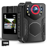 Body Camera with Audio and Video Recording: 1080P FHD Body Cam with Night Vision, 10HR Battery, 2.0" Screen, 128GB Wearable Camera, Bodycam for
