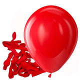 Red Balloons Latex Party Balloons - 150 Pack 5 Inch Matte Red Helium B