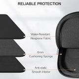 Laptop Sleeve Case, 13.3 Inch Padded Protective Laptop Cover Briefcase Carrying Bag Compatible With Macbook Air/Pro 13 Inch, Macbook Pro 14 Inch, Slim Portable Computer Bag Neoprene, Black