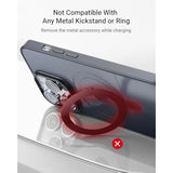 Wireless Charger For Thick Cases Of 10Mm/Otterbox/Popsocket Compatible, 3 In 1 Charging Dock For Iphone 16 15 14 13 12 Pro Max, Charging Station For Multiple Devices For Apple Watch/Airpods