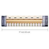 3 Rolls Gold Foil Wrapping Paper - 17"x120" Each for Birthday, Wedding & More