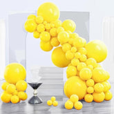 Yellow Balloons 140Pcs Different Sizes Of 18 12 10 5 Inch Matte Yellow Latex Balloon Arch Kit Garland For Easter Bee Baby Shower Sunflower Birthday Graduation Party Decorations Yellow-Y55