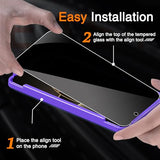 3 Pack Tempered Glass Privacy Screen Protector For Iphone 16 Pro Max With 3 Pack Camera Lens Protector, 9H Hardness, Bubble Free, Case Friendly
