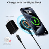 Wireless Charger For Google Pixel 9A 9 Pro Xl Fold 8 7 Pro 8A 6,15W Magnetic Wireless Android Charger Fast Charging Pad For Iphone 16 15 14 13 12,Samsung Galaxy S25 S24 S23 S22&Usb C Block