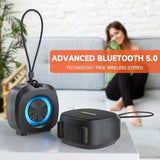 Bluetooth Speaker, Portable Wireless Speaker, Ipx5 Waterproof Speakers Loud Stereo Sound With Rgb Lights Tws Speakers Long Playtime For Home/Party/Outdoor, Electronic Gadgets, Birthday Gift (Black)