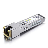 1.25G Sfp-T, 1000Base-T Copper Sfp, Sfp To Rj45 Sfp Module Transceiver For Cisco Sfp-Ge-T, Meraki, Fortinet, Ubiquiti Unifi Uf-Rj45-1G, D-Link, Supermicro, Netgear, Tp-Link And More