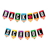 Welcome Back To School Banner Garland For Classroom Bulletin Board Decorations First Day Of School Decorations Hanging Party Banner