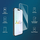 Iphone 16 15 15 Pro 6.1 Inch Screen Protector 3 Pack Case Friendly