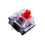 Granvela Pack 32 Gateron KS-8 Red Switches for Mechanical Keyboards,3-pin Blac