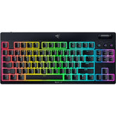 Blackwidow V4 Low Profile Tkl Hyperspeed Wireless Gaming Keyboard: Green Mechanical Switches - 2.4Ghz Wireless & Bluetooth - Multi-Function Roller - 3 Control Buttons - Long Battery Life