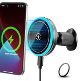 For 15W Magsafe Car Mount Charger,Magnetic Wireless Car Charger For Iphone 16/15/14/13/12 Series, Auto- Magnetic Tight Phone Holder With Fast Charging, Secure Air Vent, 360° Adjustable,(A10K)