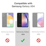 JETech Screen Protector for Samsung Galaxy A54 5G 6.4-Inch with Camera Lens Protector, Tempered Glass Film, HD Clear, 2-Pack Each