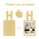 Custom Gold Glitter Happy Birthday Banner Party Decorations Kit Any Age