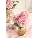 12Pcs Dusty Rose Faux Silk Mums Artificial Flowers Bulk Fake Chrysanthemums With Stems For Diy Wedding Table Centerpieces Floral Arrangements Vase Fillers Home Decorations