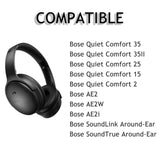 Earpads For Bose Quietcomfort 35 35 Ii Replacement Earpads, Headphones Ear Pads For Bose Qc 35/ 35Ii Headphones Pads Cushions Cover Noise Isolation Memory Foam Soft And Durable