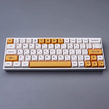 Pbt Dye-Sub Keycaps 138 Keys Xda Profile Honey Milk Keycaps Set Fit For 61/64/87/104/108 Mechanical Keyboard Cherry Mx Switches