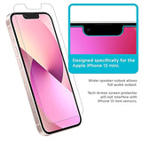 Tech Armor HD Clear Film Screen Protector for Apple New iPhone 13 mini 5.4 Inch 4 Pack 2021