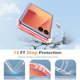 For Samsung Galaxy Z Flip 7 Case,Clear Galaxy Z Flip7 Phone Case Ultra Slim Shockproof Tpu Bumper Hard Pc Cover For Samsung Galaxy Flip Z 7 5G-Crystal Clear