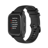 Screen Protector Compatible With Garmin Venu Sq 2 Smartwatch Case Soft Tpu Full Protection (Black+Black)