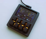 Mechanical Macropad With 3.5" Tft Screen, 8 Programmable Keys, Esp32 Powered Custom Keyboard, Driver-Free Hid For Streamers & Designers, Open Source 3D Printed Case