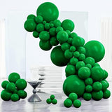 Dark Green Balloons 152pcs Emerald Hunter Forest Green Color