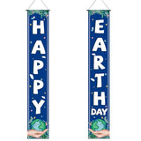 Happy Earth Day Decorations Outdoor Earth Day Welcome Porch Sign Banner April 22 Environmental Protection Earth Day Decorations and Supplies for Home