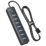 7 Prots Usb Hub 3.0 - Idsonix Usb 3.0 Hub 5Gbps Splitter Multiport Adapter, Us