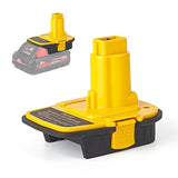 DM18D Adapter Converts Dewalt 18V to 20V for M18 Batteries with USB Port