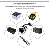 5Pcs Rj45 Cat6 Panel Mount Connector, Cat6 Ethernet Lan Pass Through Coupler,