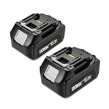 2Packs Upgraded 5.0Ah 18V Bl1850B With Led Replacement Lithium-Ion Battery Compatible With Makita 18 Volt Battery For Compatible Makita 18V Lithium-Ion Cordless Power Tools