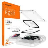 Spigen ProFlex EZ FIT Screen Protector Designed for Apple Watch SE 2/6 / SE / 5/4 (44mm) - 2 Pack