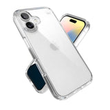 Speck Presidio Perfect Clear iPhone 16 Case - Slim Phone Case