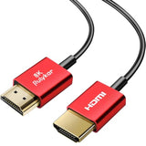 Short 8K Hdmi 2.1 Cable 3Ft/1M,Ultra High Speed 48Gbps, Ultra Thin Hdmi F2.5Mm