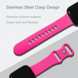 Sport Silicone Bands for Apple Watch 38-49mm Women Men Hot Pink