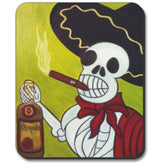 Tequila And Cigar Day Of The Dead Mouse Pad