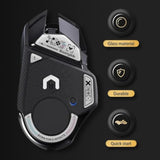 Glass Mouse Skates For Logitech G 502 Lightspeed Wireless,Fastest And Smoothest Mouse Feet/Skates (White Print)