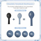 Navy Blue Balloon Arch Kit for Blueberry Baby Shower Birthday Decorations
