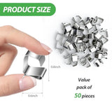 Metal Christmas Light Clips 50 Pack – Heavy-Duty Gutter Clips For Hanging Outdoor Lights, For String Lights – Secure Outdoor Light Hooks For Christmas, Halloween, Patio Décor