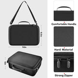 Carrying Case For Meta For Quest 3/ 3S, For Oculus Quest 2 Virtual Reality Headset/Touch Controllers/Elite Strap Vr2 Accessories With Silicone Face Cover, Lens Protector-Grey(No Device)