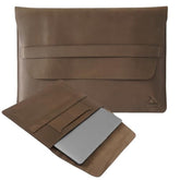 Evoke 100% Full Grain Cow Leather Sleeve For Laptops, Pro 16 Inch (M1 Pro, M1 Max, M2 Pro, M2 Max, M3 Pro, M3 Max) 2021-2024, Handcrafted Laptop Sleeve 16 Inch Laptop Case