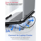 Usb 3.0 Cable 1Ft 2-Pack, Short Usb A Male To Male Cord Double Sided Cable Compatible With Hard Drive, Laptop Cooler, Dvd Player And More