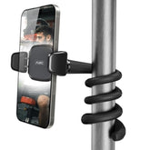 Flexible Phone Holder For Treadmill, Peloton, Stroller, Shopping Cart, Desk, Portable Gooseneck 16.5” Long Arm Phone Mount For 4.7”-6.9" Smartphones
