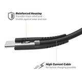 Scosche HDCA210 Syncable HD USB to Type-C Charge & Sync Heavy Duty Cable 10-ft. Black