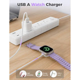 3Pack Upgraded For Apple Watch Charger Fast Charging Compatible With Iwatch Charger Magnetic Gift Travel Essentials For Iwatch Series 10/9/8/7/6/Se/Se2/5/4/3/2, Ultra-3.3Ft, White