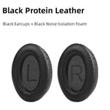 Replacement Ear-Pads Cushions For Bose Quietcomfort Qc-35 Qc-35-Ii Qc-25 Qc-15 Qc-2 Headphone, Ae2/Ae2I/Ae2W Soundlink Soundtrue Around-Ear, With Softer Protein Leather (Balac)