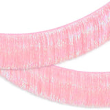 Light Pink Fringe Banner 4 Ft for Bachelorette Birthday Bridal Shower Decor