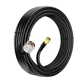 N Male To Rp-Sma Male Cable Ksr240 Low Loss Extension Cable 10Ft For Outdoor Yagi Wifi Antenna Wifi Router Helium Hotspot Miner Lorawan Antenna