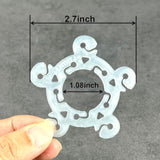 80 Balloon Clips, 100 Glue Dots & Tie Connector for Wedding Party Arch Tool