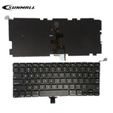 Backlight A1278 Keyboard Replacement With Backlit Compatible With Macbook Pro 13" 2009-2015 Years Us Layout Md313 Md314 Mc374 Mc375 Mb466 Mb467 Mc700 Mc724 Mb990 Series Laptop
